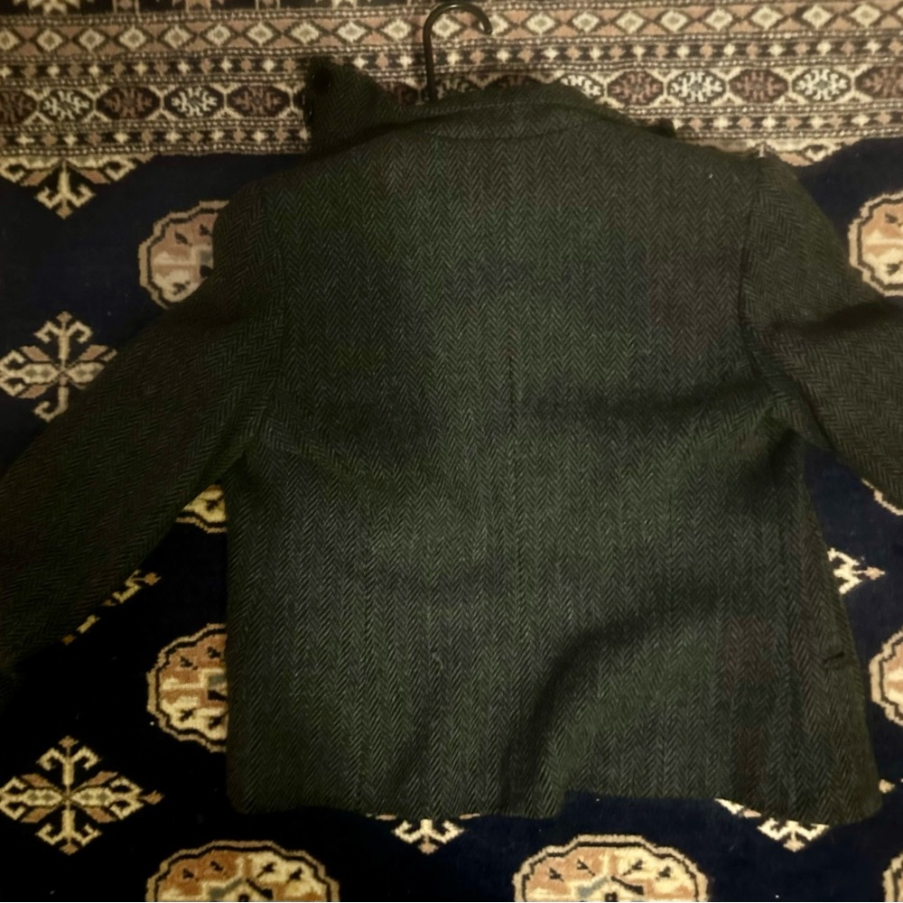Ralph Lauren Charcoal Herringbone Blazer - Picture 4 of 6